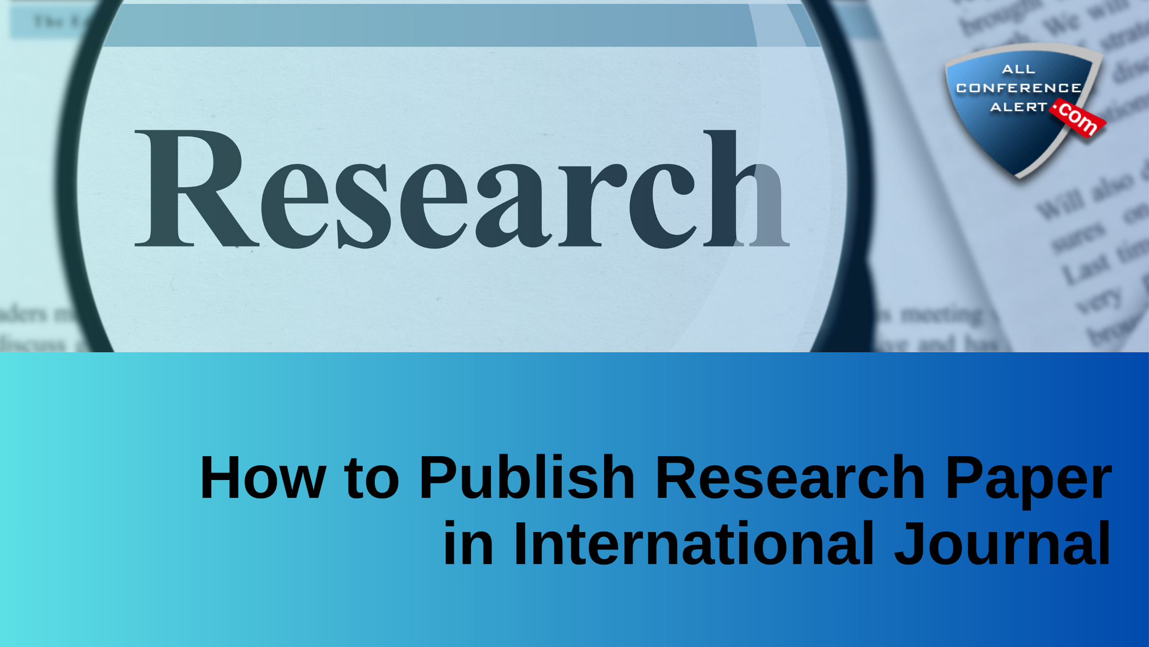 publish research work in journal